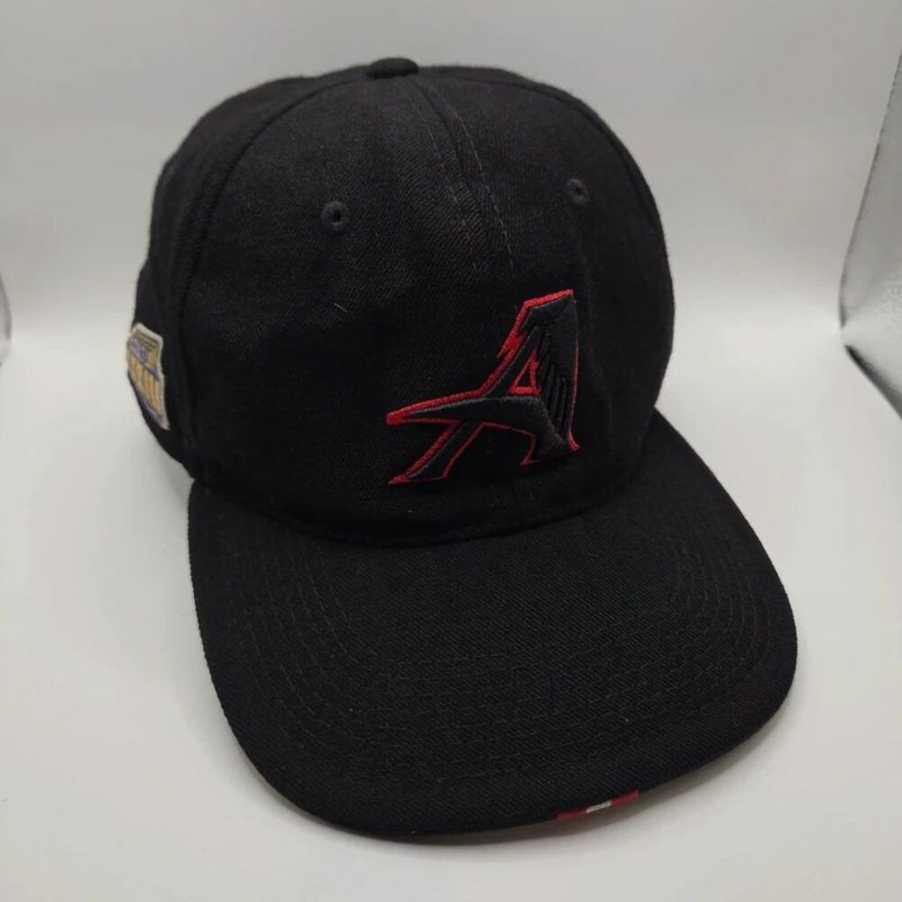 Vintage 90s Nike Team Atlanta Falcons Super Bowl xxxiii Fitted Hat 7 3/4 Sample - Picture 9 of 12